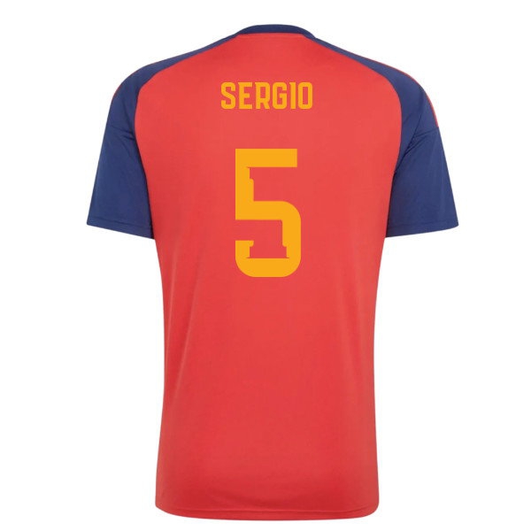 2026-2027 Spain Home Fan Jersey (Sergio 5) — Buy Now
