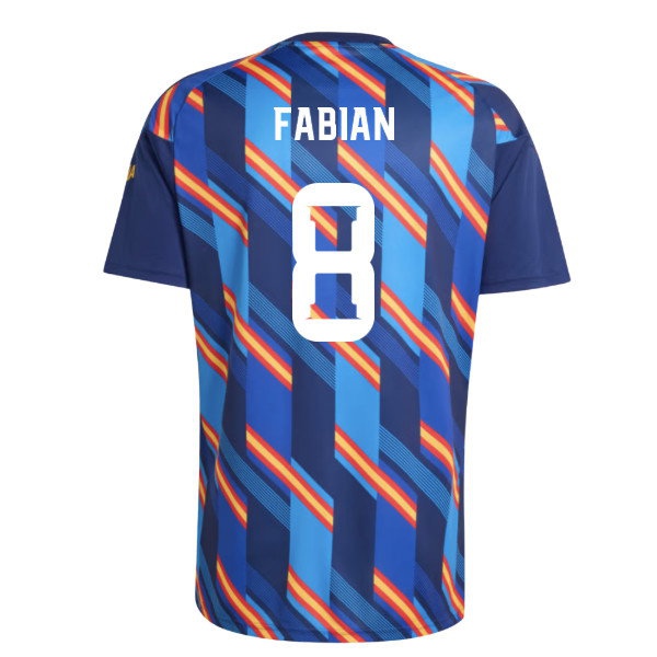 2026-2027 Spain Home Pre-Match Shirt (Dark Blue) (Fabian 8) — Buy Now