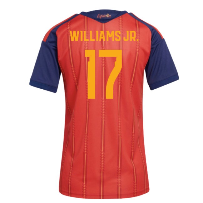 2026-2027 Spain Home Shirt (Womens) (Williams Jr. 17) — Shop Online