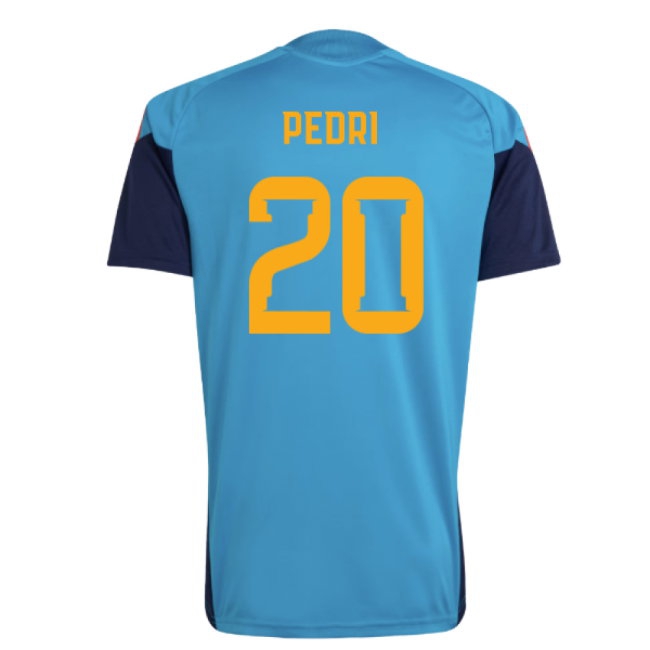 2026-2027 Spain Training Jersey (Bold Aqua) (Pedri 20) — Buy Online