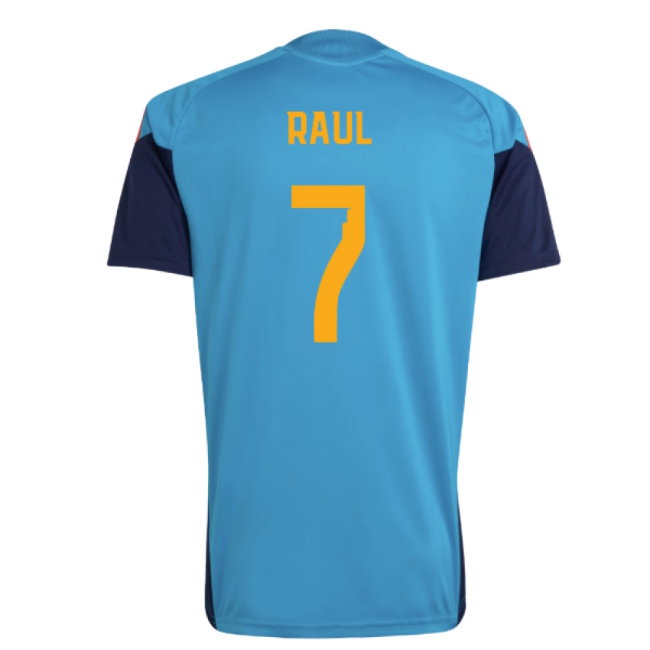 2026-2027 Spain Training Jersey (Bold Aqua) (Raul 7) — Shop Now