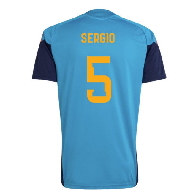 2026-2027 Spain Training Jersey (Bold Aqua) (Sergio 5) — Shop Now