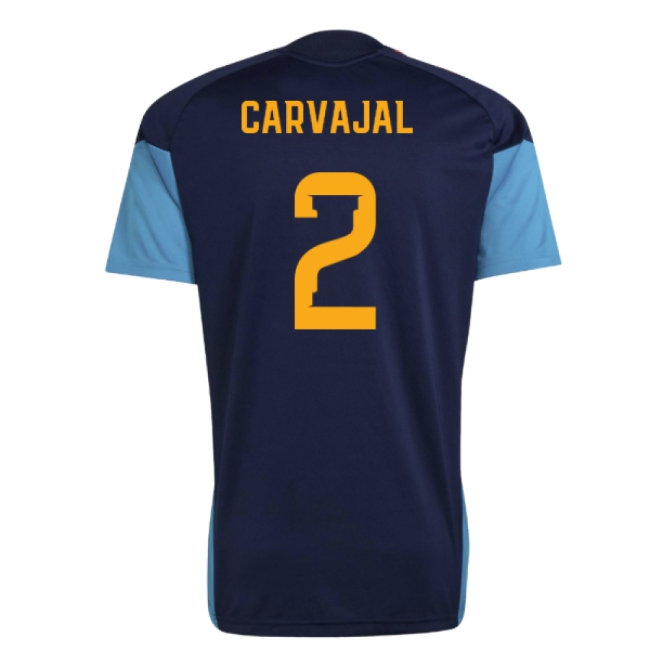 2026-2027 Spain Training Jersey (Night Indigo) (Carvajal 2) — Shop Online