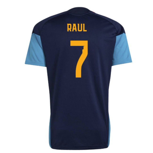 2026-2027 Spain Training Jersey (Night Indigo) (Raul 7) — Shop Online