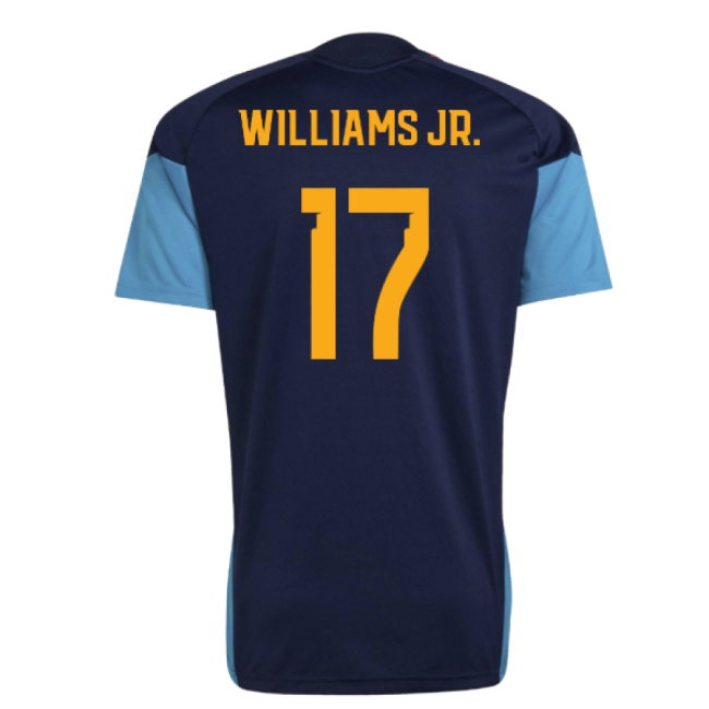 2026-2027 Spain Training Jersey (Night Indigo) (Williams Jr. 17) — Buy Online