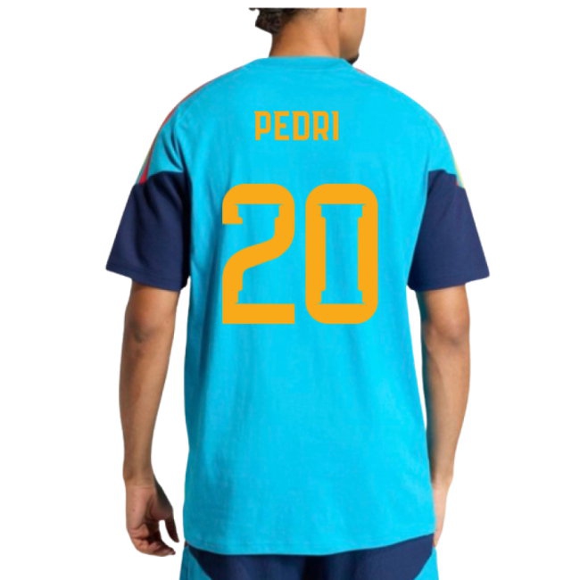 2026-2027 Spain Training Tee (Bold Aqua) (Pedri 20) — Shop Online