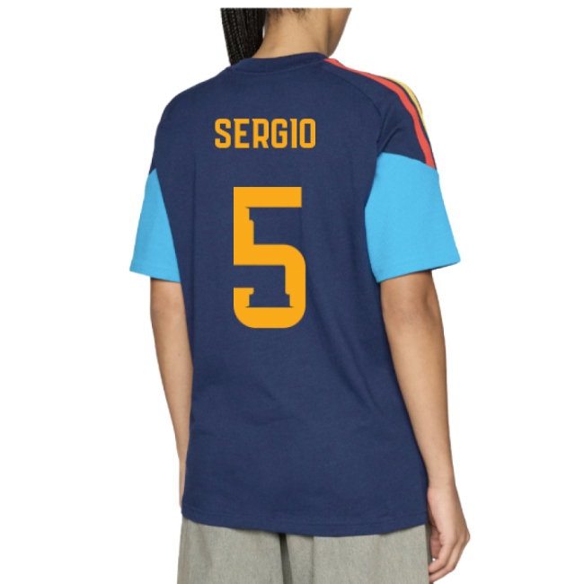 2026-2027 Spain Training Tee (Night Indigo) (Sergio 5) — Buy Now