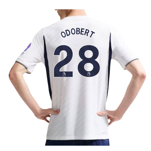 2026-2027 Tottenham Player Version Aero-Fit Match Home Shirt (Odobert 28) — Shop Online