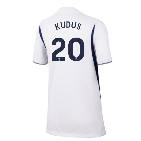 2026-2027 Tottenham Home Shirt (Kids) (Kudus 20) — Shop Now