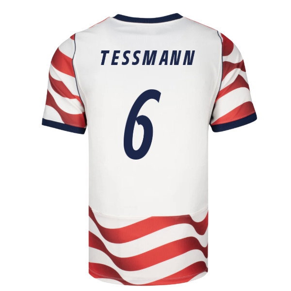 2026-2027 USA USMNT Match Home Player Version Jersey (Tessmann 6) — Shop Online