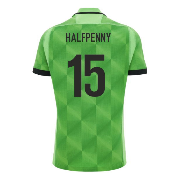 2026-2027 Wales WRU Training Rugby Shirt (Neon Green) (Halfpenny 15) — Buy Online