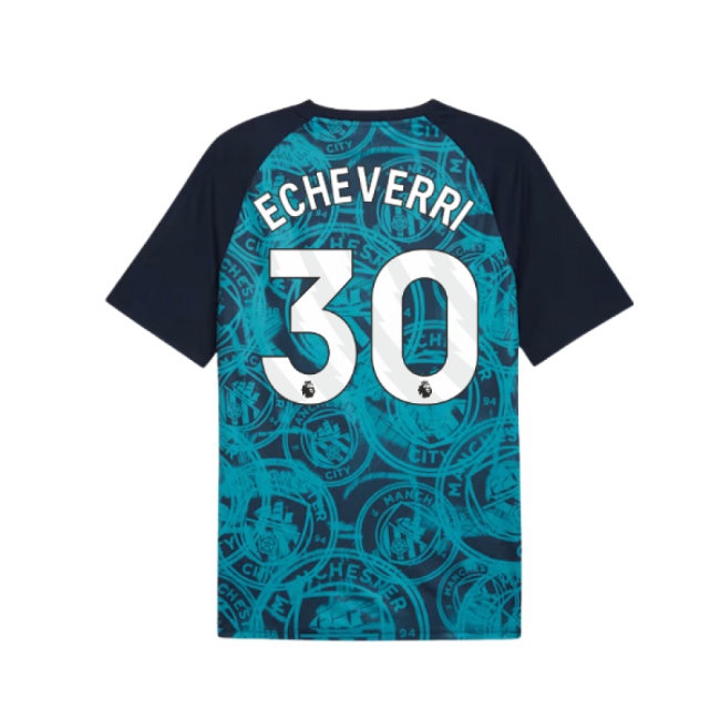 2026 Man City Warm Up Jersey (Deep Navy) (Echeverri 30) — Buy Online