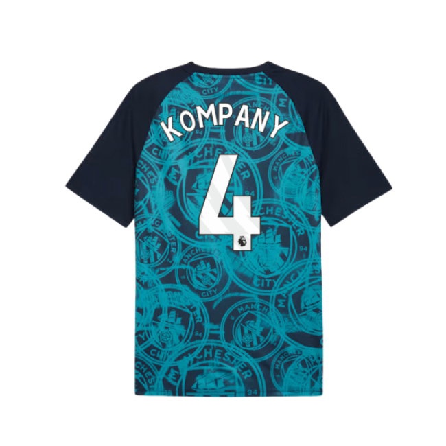 2026 Man City Warm Up Jersey (Deep Navy) (Kompany 4) — Shop Now