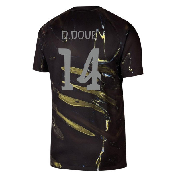 2026 PSG Jordan Stadium Night Edition Shirt (Black) (D.Doue 14) — Buy Online