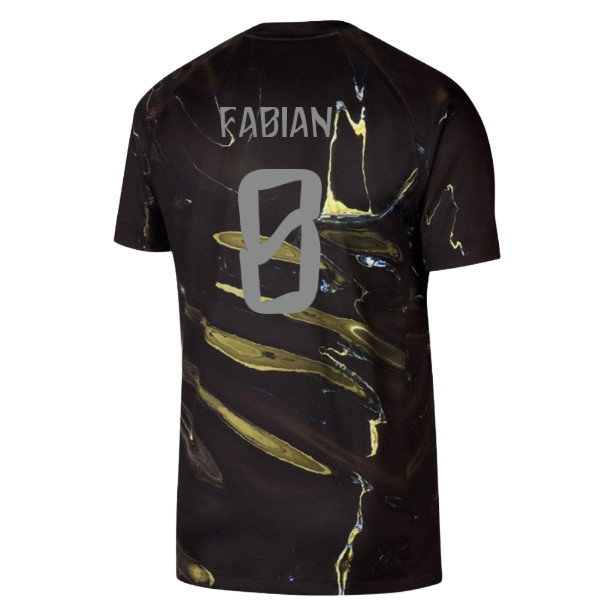 2026 PSG Jordan Stadium Night Edition Shirt (Black) (Fabian 8) — Shop Now