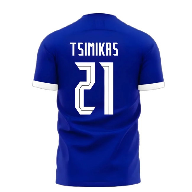 Greece 2025-2026 Away Concept Football Kit (Libero) (TSIMIKAS 21) — Shop Now