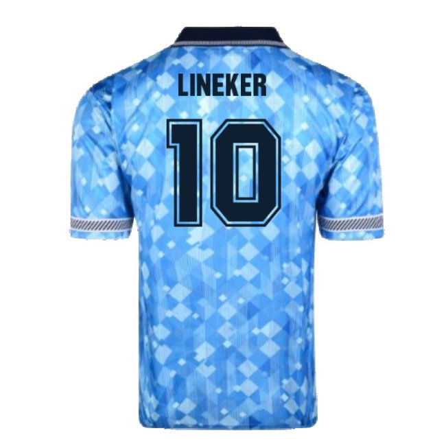 Score Draw England 1990 Third World Cup Finals Retro Football Shirt (Lineker 10) — Shop Online