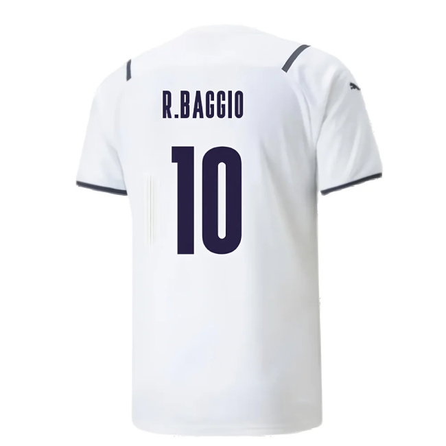 2021-2022 Italy Away Shirt (R.BAGGIO 10) — Buy Online