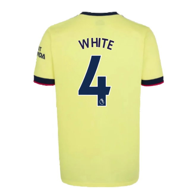 Arsenal 2021-2022 Away Shirt (WHITE 4) — Buy Now