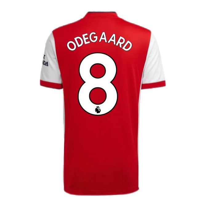 Arsenal 2021-2022 Home Shirt (ODEGAARD 8) — Shop Online
