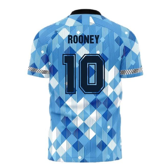 England 1990 Third Concept Football Shirt (Libero) (Rooney 10) — Buy Now