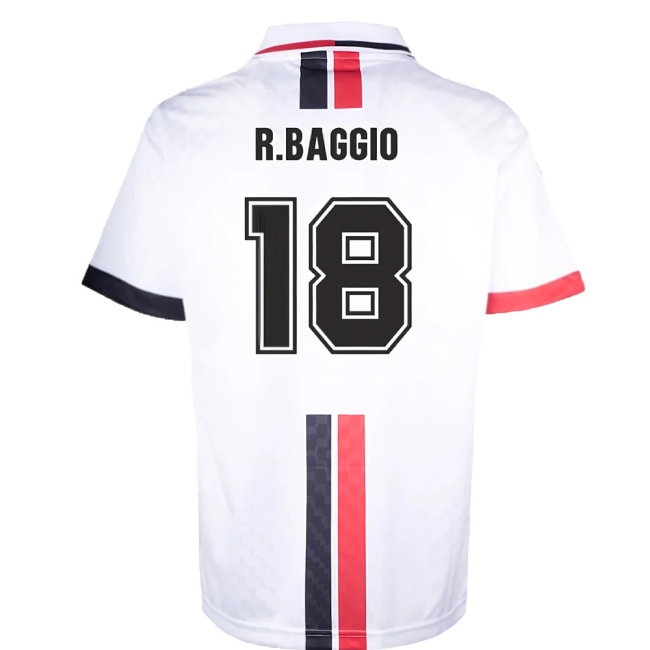 AC Milan 1996 Away Retro Shirt (R.Baggio 18) — Buy Online