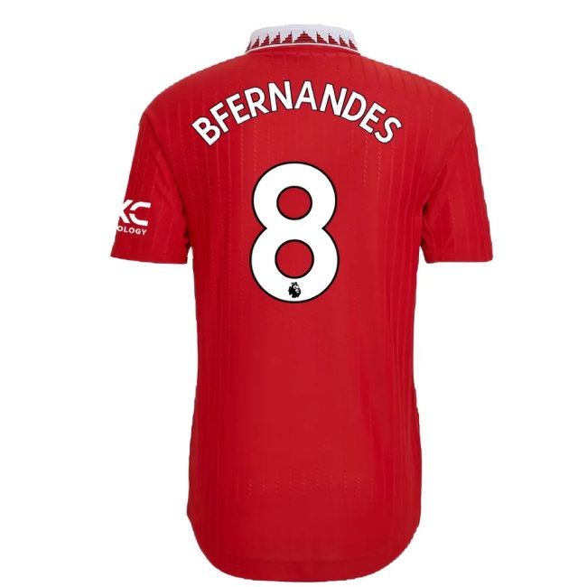2022-2023 Man Utd Player Version Home Shirt (B FERNANDES 8) — Shop Now