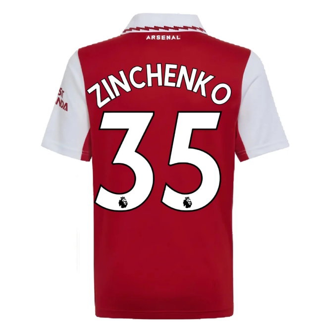 2022-2023 Arsenal Home Shirt (Kids) (ZINCHENKO 35) — Buy Now