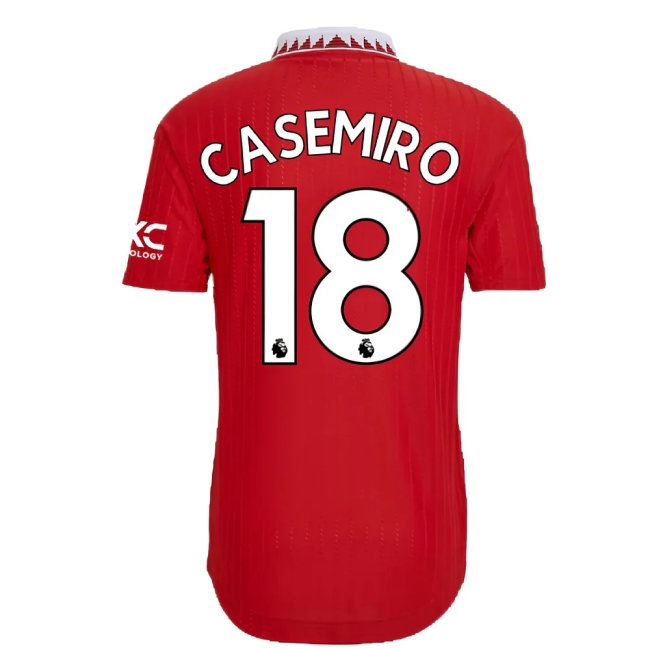 2022-2023 Man Utd Player Version Home Shirt (CASEMIRO 18) — Shop Now