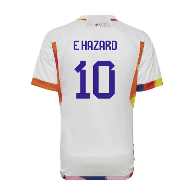 2022-2023 Belgium Away Shirt (Kids) (E HAZARD 10) — Shop Online