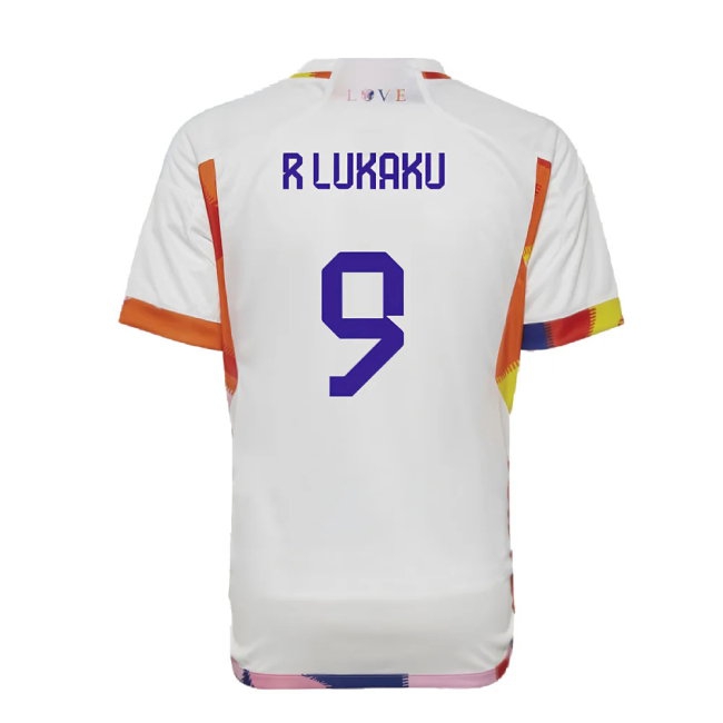 2022-2023 Belgium Away Shirt (Kids) (R LUKAKU 9) — Buy Online