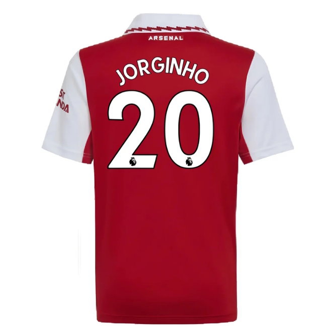 2022-2023 Arsenal Home Shirt (Kids) (Jorginho 20) — Buy Now