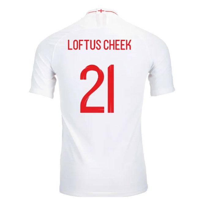 2018-2019 England Player Version Home Shirt (Loftus Cheek 21) — Buy Online