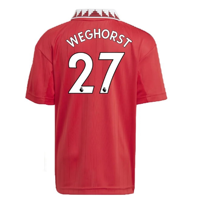 2022-2023 Man Utd Home Mini Kit (Weghorst 27) — Shop Now