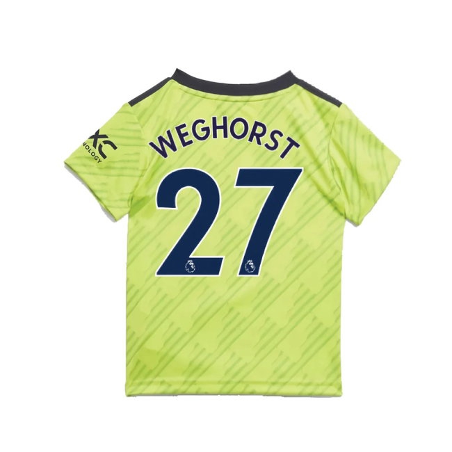 2022-2023 Man Utd Third Baby Kit (Weghorst 27) — Shop Online