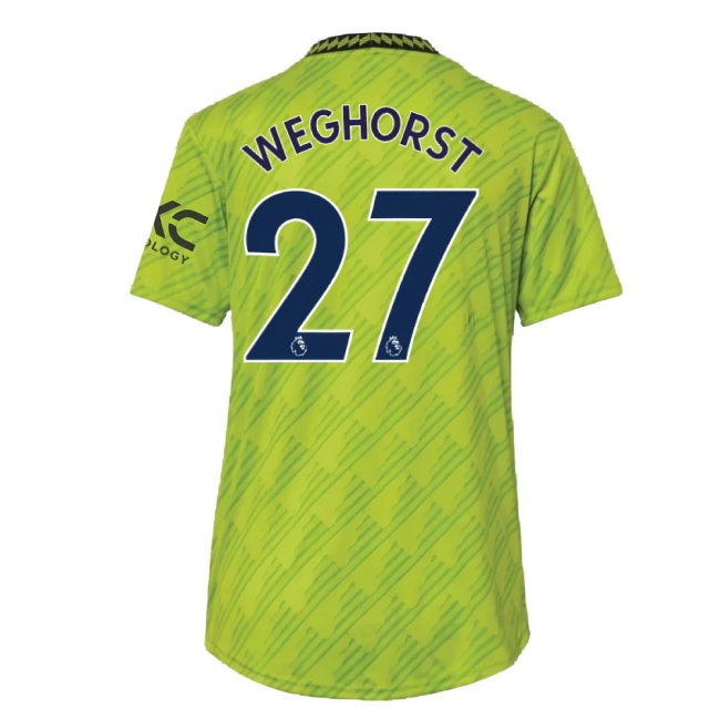 2022-2023 Man Utd Third Shirt (Ladies) (Weghorst 27) — Buy Online