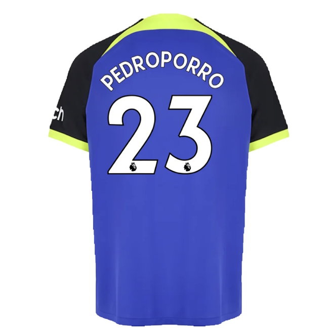 2022-2023 Tottenham Away Shirt (Pedro Porro 23) — Shop Now