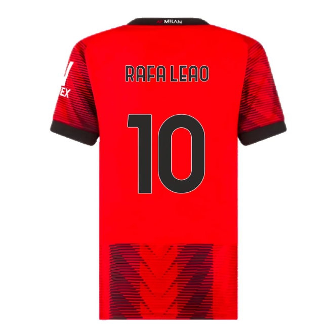 2023-2024 AC Milan Home Shirt (Ladies) (Rafa Leao 10) — Buy Now