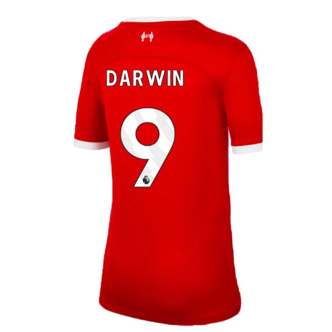 2023-2024 Liverpool Home Shirt (Kids) (Darwin 9) — Shop Now