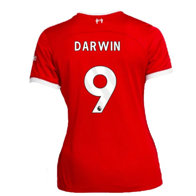 2023-2024 Liverpool Home Shirt (Ladies) (Darwin 9) — Shop Now