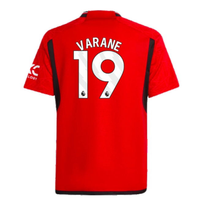 2023-2024 Man Utd Home Shirt (Kids) (Varane 19) — Shop Now