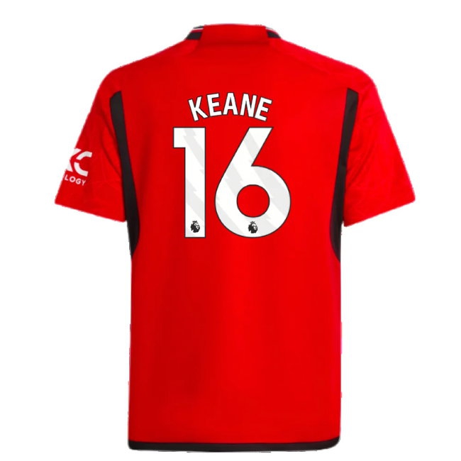 2023-2024 Man Utd Home Shirt (Kids) (Keane 16) — Shop Online