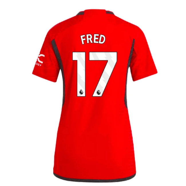2023-2024 Man Utd Player Version Home Shirt (Ladies) (Fred 17) — Shop Online