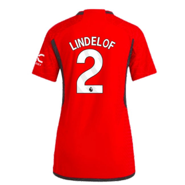 2023-2024 Man Utd Player Version Home Shirt (Ladies) (Lindelof 2) — Shop Online