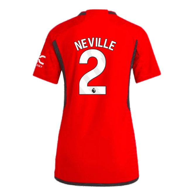 2023-2024 Man Utd Player Version Home Shirt (Ladies) (Neville 2) — Shop Now