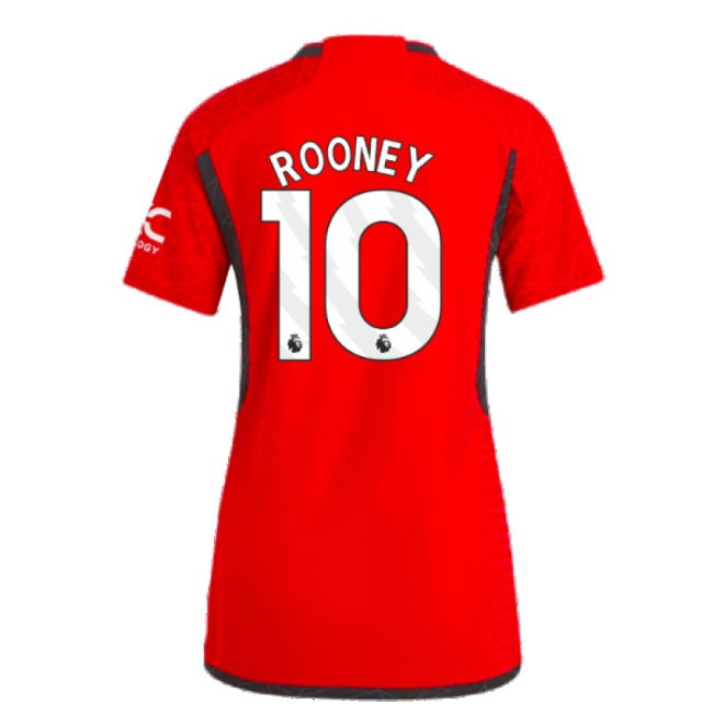 2023-2024 Man Utd Player Version Home Shirt (Ladies) (Rooney 10) — Shop Now