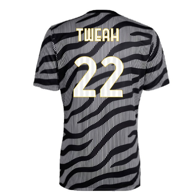2023-2024 Juventus Pre-Match Shirt (Black) (T Weah 22) — Shop Now