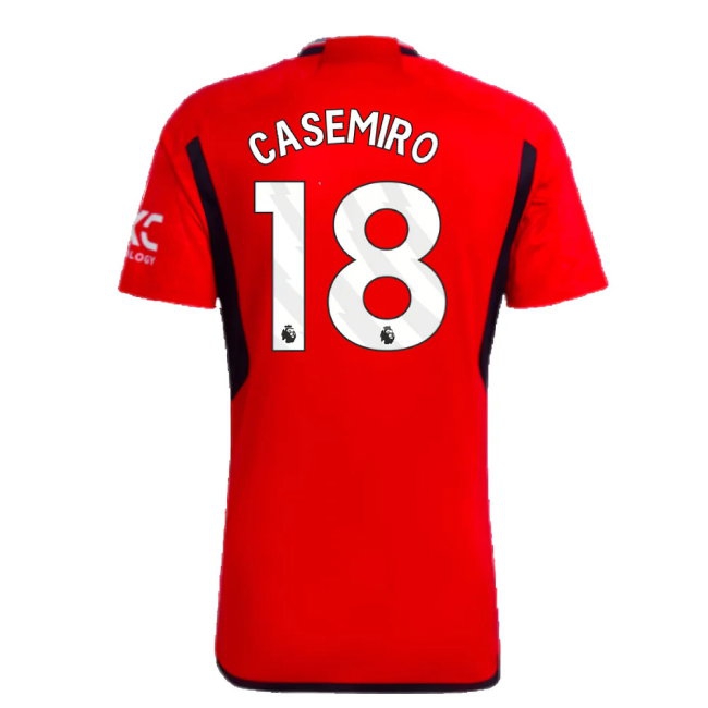 2023-2024 Man Utd Home Shirt (Casemiro 18) — Buy Now