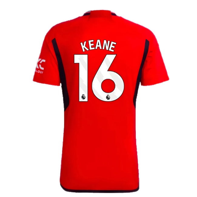 2023-2024 Man Utd Home Shirt (Keane 16) — Shop Online
