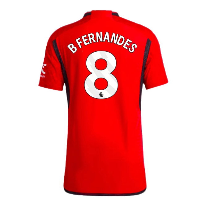 2023-2024 Man Utd Player Version Home Shirt (B Fernandes 8) — Shop Now
